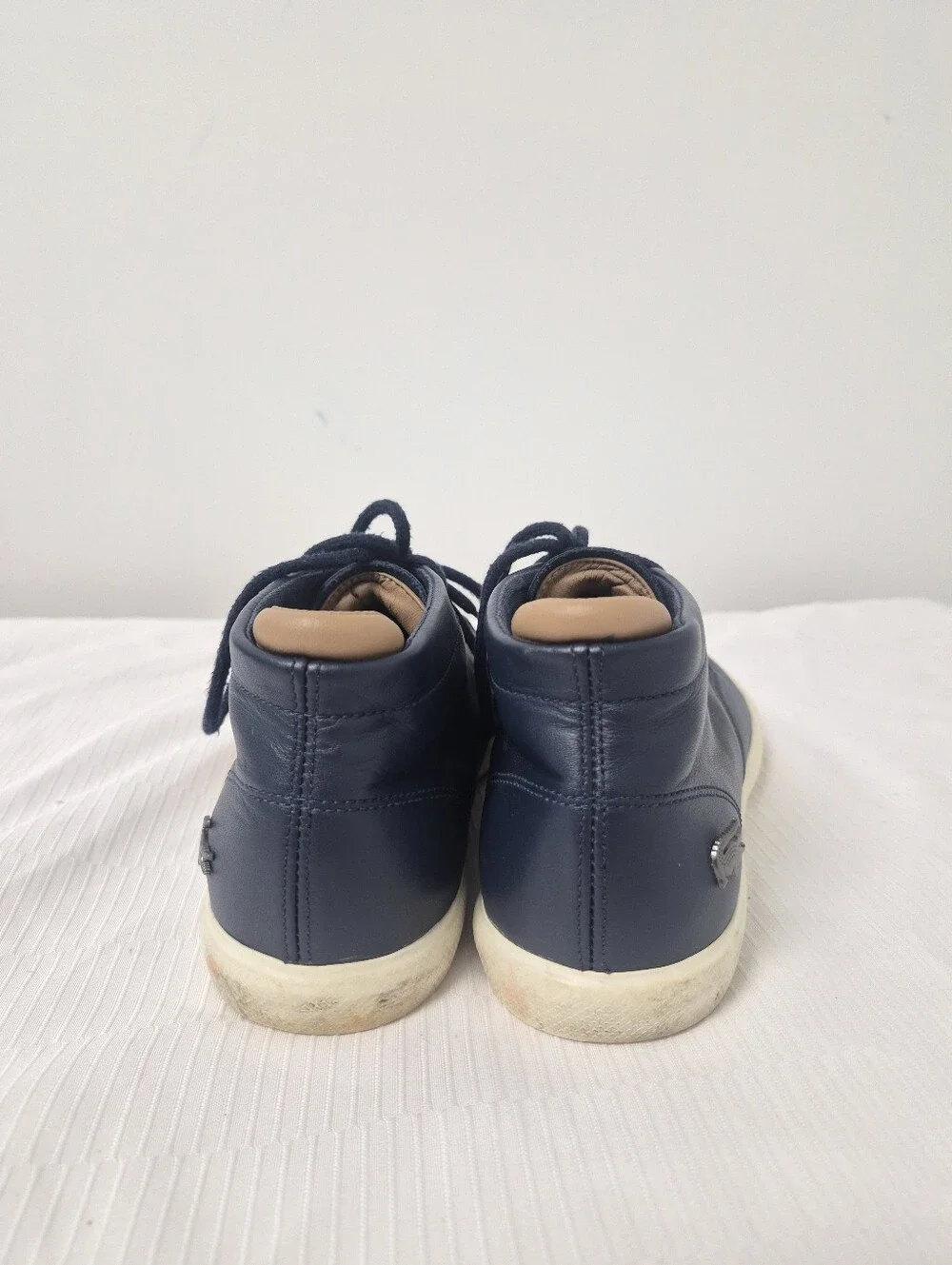 Lacoste Espere Chukka 317 Leather High Top Sneakers sz 7